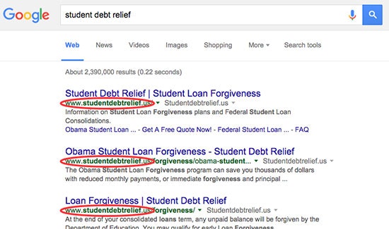 For Profit College Debt