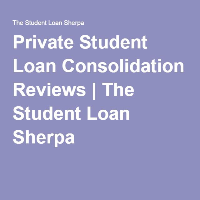 Student Loan Consolidation For Federal And Private