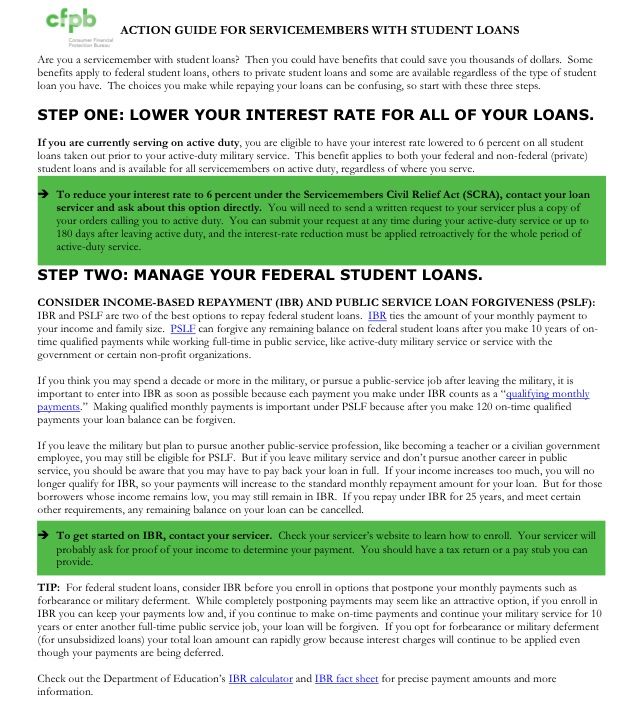 View Eligibility For Student Loan Debt Burden Forbearance